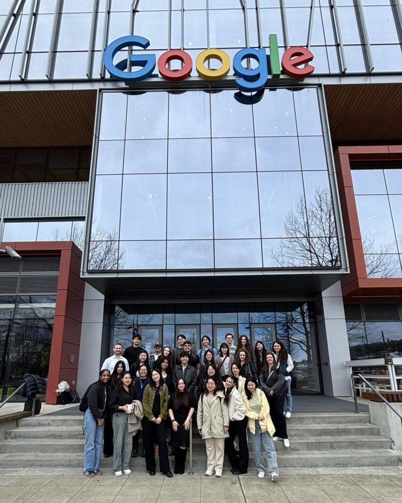 Students prior to Google Campus Visit, South Lake Union, Seattle