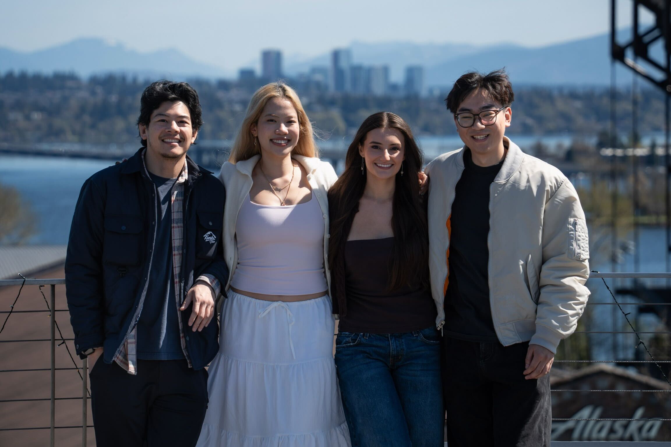 Group of MHCID Students posing on top of Gates Hall